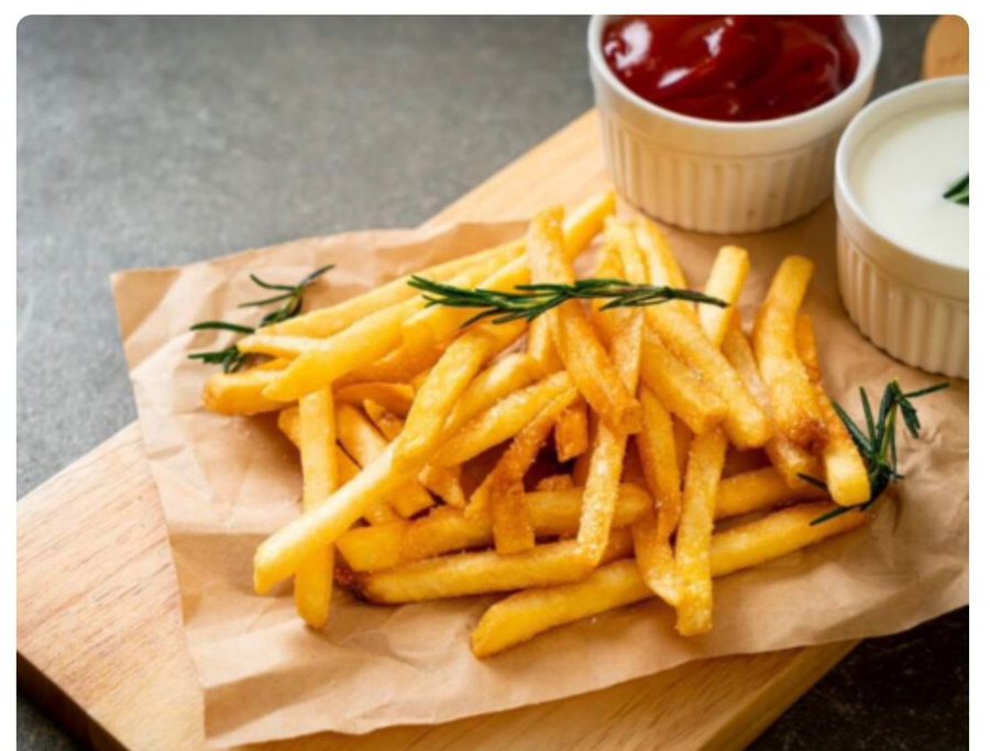 Shoestring french fries